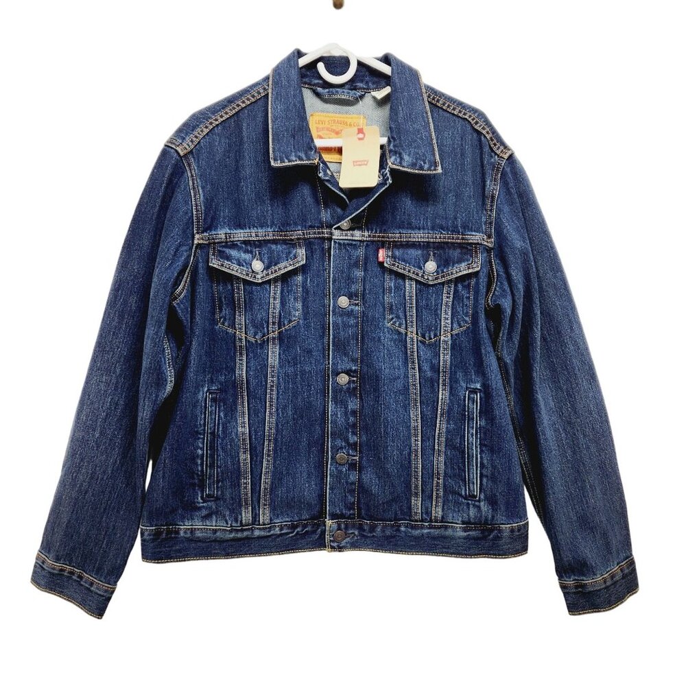 Levi's Men's Trucker Denim Jacket  Size L blue New